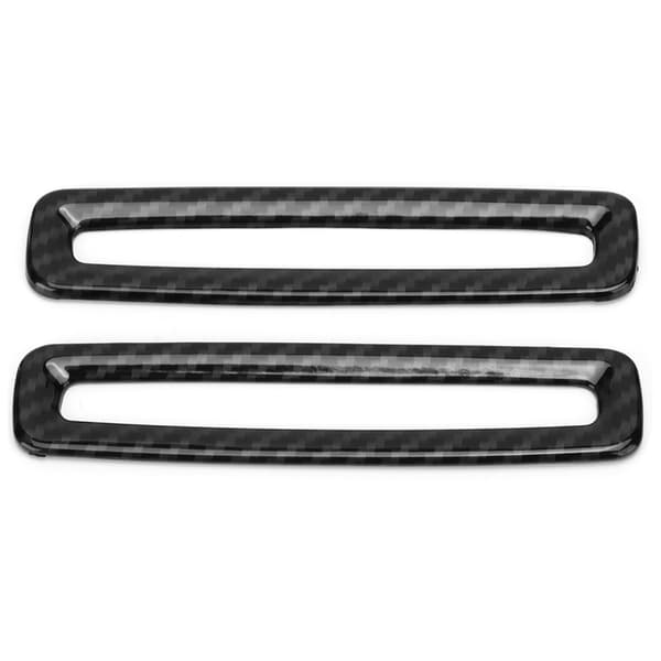 2 stk Karbonfiber-stil BPillar Luftventilramme Trim Passer for Panamera 1020