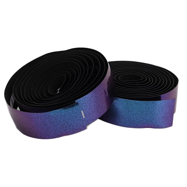 ENLEE Sykkelstyretape Støtdempende og sklisikker gradient Farge Sykkelstyre Wrap 2 Ruller Aurora Gradvis Blå