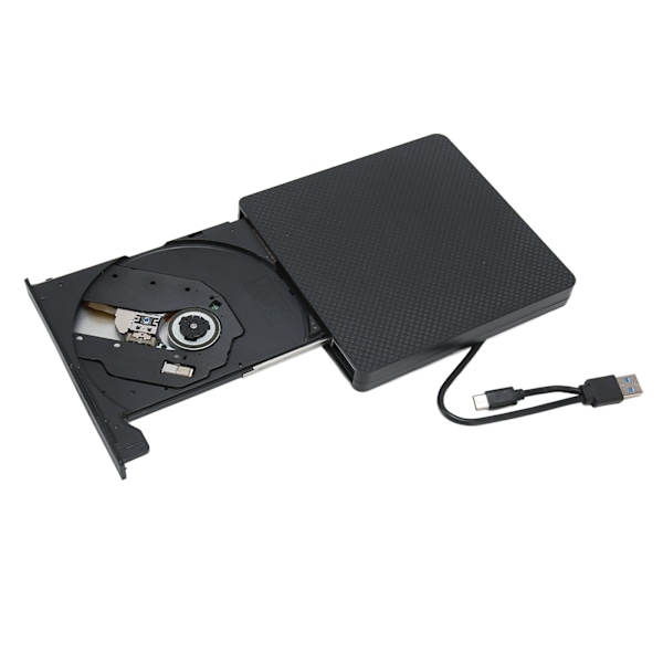 Ekstern CD DVD-drev 5 Gbps USB 3.0 Type C CD DVD RW-drev til bærbar computer stationær computer PC til Windows til Linux til OS X