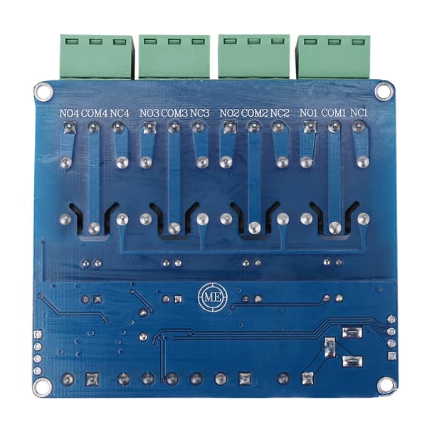 【NX】1. 4-kanals relæmodulkort STM8S103F3 mikrocontroller RS485 kommunikation