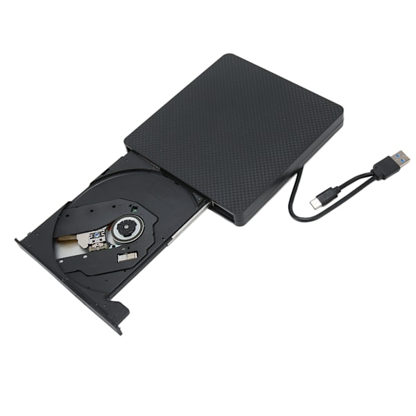 Ekstern CD DVD-drev 5 Gbps USB 3.0 Type C CD DVD RW-drev til bærbar computer stationær computer PC til Windows til Linux til OS X