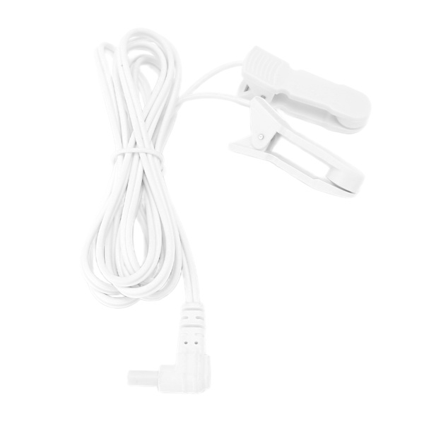 TENS Wire Ear Clip 2,35 mm TENS Elektrod Anslutningskabel Bly Öron Clip för Digital massagemaskin
