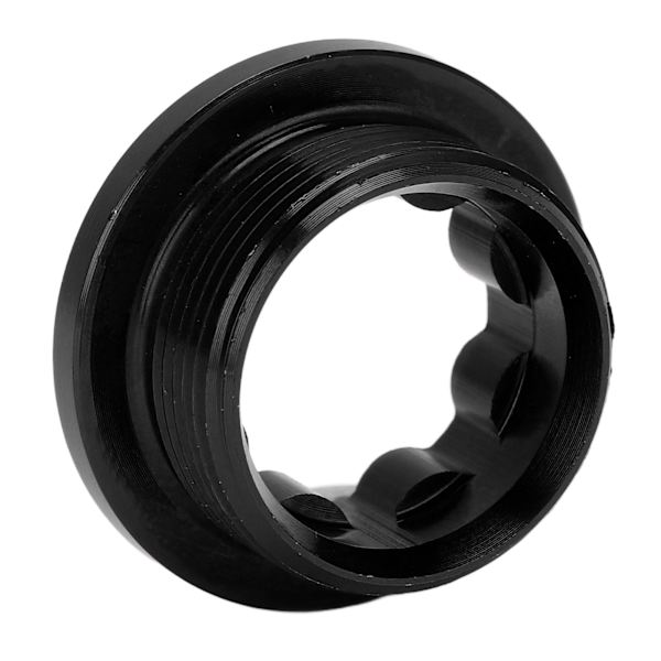 RISK 20 mm Cykelkrankbeskyttelsesskruehætte Aluminiumlegering M20 Cykelkrankarm Fastgørelsesskrue til Road Mountain BikeM20, Beskyttelsesskrue til Torx-skrueform, sort