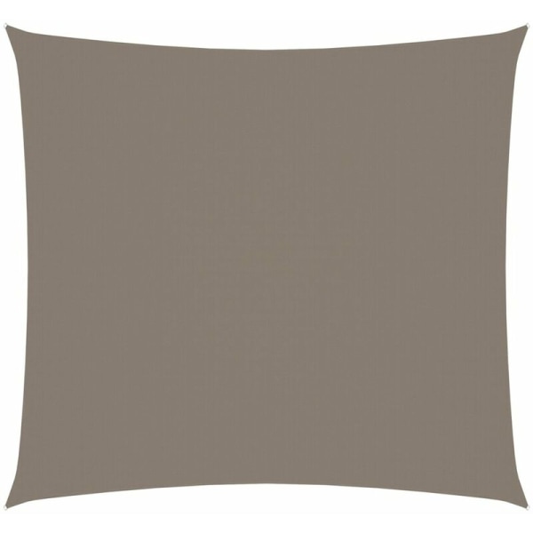 Parasolslør Firkantet Oxford stof 2,5x2,5 m Taupe