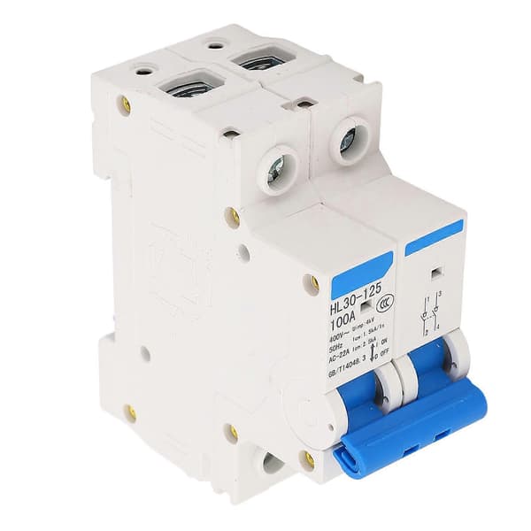 2P Hovedafbryder HL30 125 Isolerende Afbryder PC Mini Husholdningsfunktion Afbryder Isolator 100A 400V