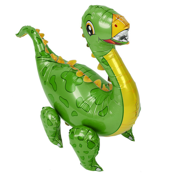 Dinosaurie Ballong Sæt Aluminiumfolie 93 cm Oppustelig Søde Dyr til Fødselsdagsfest Dekoration Grøn