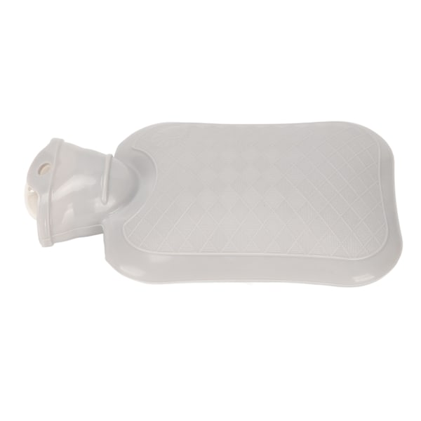 500 ml varmvattenpåse Tjock mjuk PVC explosionssäker bärbar stor varmvattenflaska för vintergrå