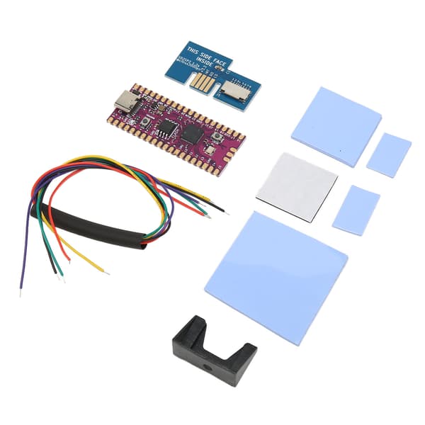 Kompatibel med RPi Pico Fleksibelt Microcontroller Board Dual Core 264KB ARM Cortex M0+ processor med SD2SP2 SDLoad SDL-adapter Blå