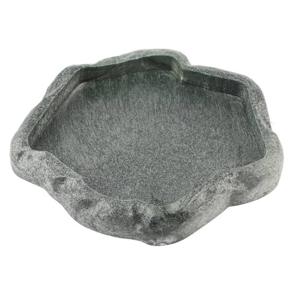 Kestävä Reptiili Rock -ruokakulho matelijoille ja kilpikonnille (Vihreä S)