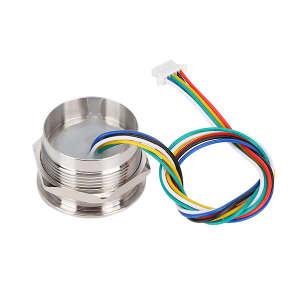 R503 Circular Capacitive Fingerprint Identification Module med 2-färgad ringindikatorlampa
