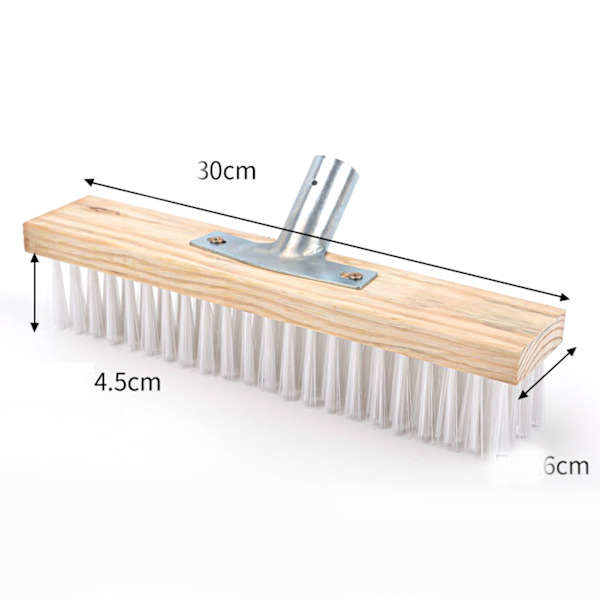 Lattiaharjan pää Nylonharja Heavy Duty hankausharjan pää Vaihto lane Steps Terassilaudoille 30 cm / 11,8 tuumaa pitkä