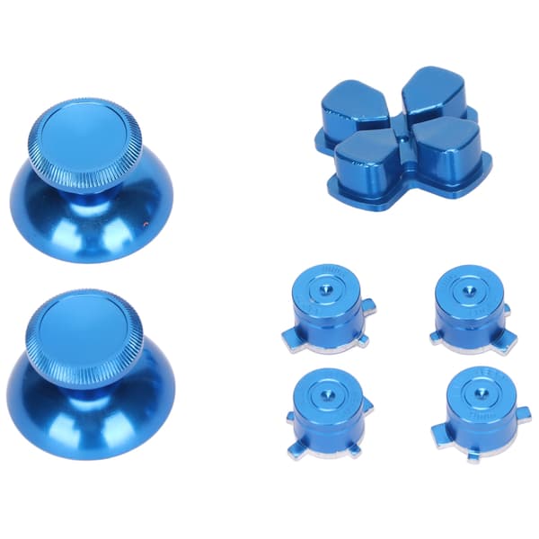 【NX】Controllerknap Joystick-nøgle ABXY-knapper i aluminiumslegering til Playstation5 ControllerBlå