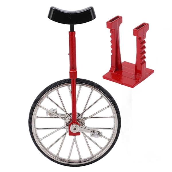 Enhjuling modell Simulerad livfull design Vacker utsökt texturerad legering mini enhjuls cykel prydnad leksak