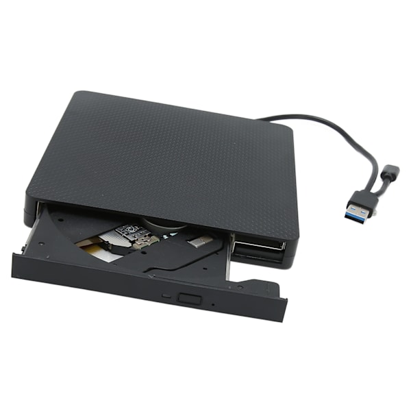 Ekstern CD DVD-drev 5 Gbps USB 3.0 Type C CD DVD RW-drev til bærbar computer stationær computer PC til Windows til Linux til OS X