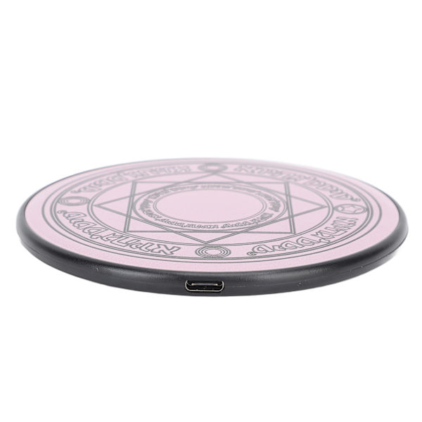 Magic Array trådlös laddare 20W snabb trådlös laddare med andningsljuseffekt Sakura Pink Desktop Style