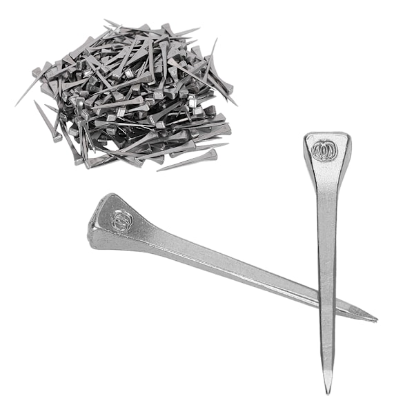 250st Stål E4 Hästsko Spik Hästredskapsutrustning Tillbehör 4,8CM
