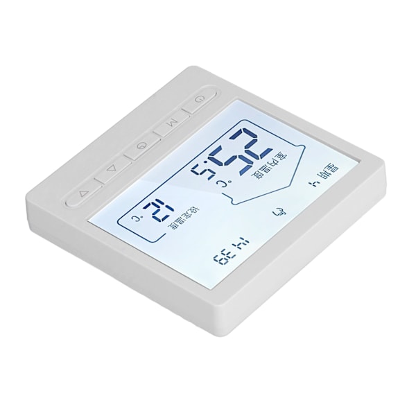 230V Smart Termostat Programmerbar LCD-skærm 5℃‑45℃ til gulvvarme i hjemmet Kedel Vand 8,7x8,7x4cm