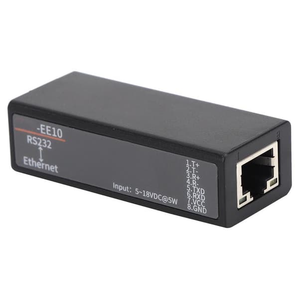 HF7111 Seriell Server RS232 til Ethernet DTU Kortmeldingskommunikasjonsmodul 5‑36VDC
