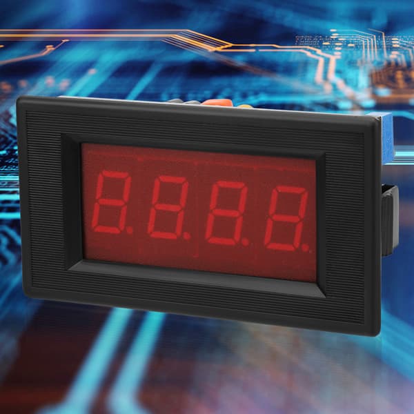 【NX】5135A 3 1/2-siffrig röd LED Digital panelmätare DC Voltmeter Spänningsmätare (DC50V/DC100V/DC200V)