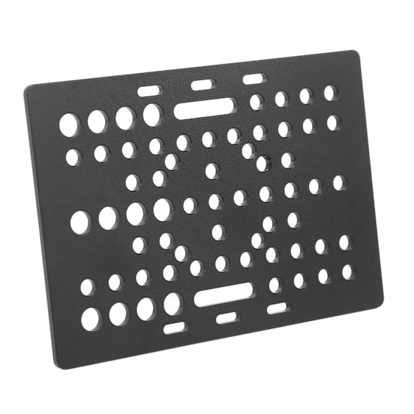 Gantryplatta Aluminium Höghållfast portalbräda Svart anodiserad 3D-skrivare Linjär Universalguide för fräsmaskinskiva