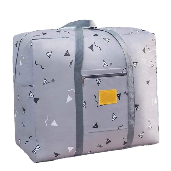 Liikkuva matkalaukku Pakkauspussi Kosteudenkestävä Erittäin suuri vaatteiden peittopussi gray M