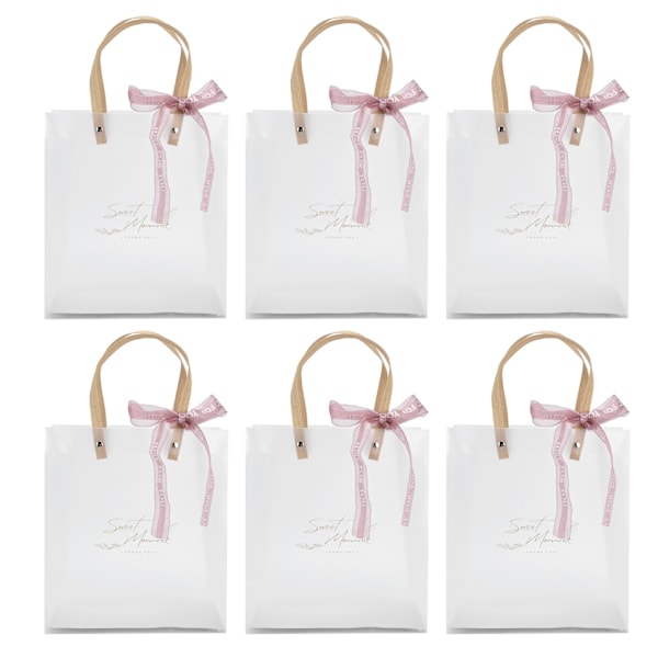 10 stk innovative bryllupsgaveæsker PVC Transparent håndtaske til fødselsdagsfest jul