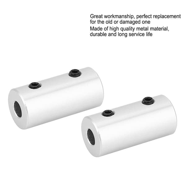2 stk. kobling aluminium robot reservedeler egnet for Tetrixrobotics 4,7 mm 6 mm