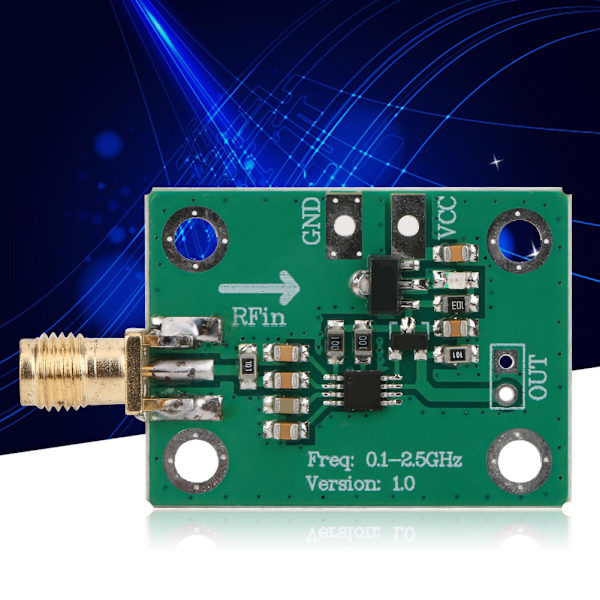 AD8313 logaritmisk detektor RF-signallogg uteffektmätare 0,1-2,5GHz styrenhet