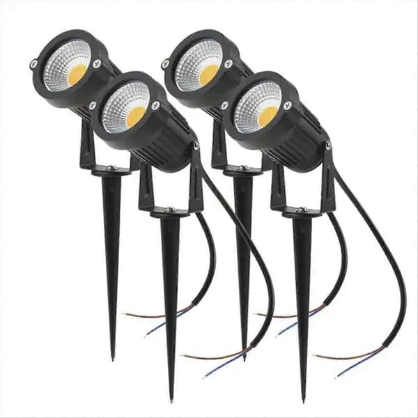 st vanntette IP65 hagelamper med spikerlampe, varmt lys