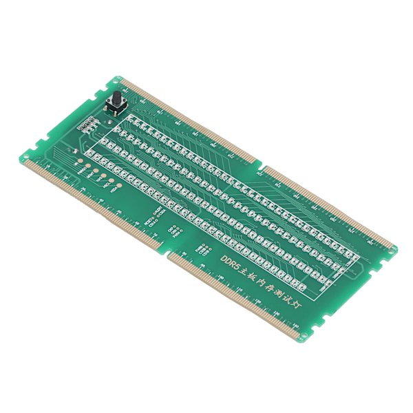 DDR5 Desktop-hovedkort Testkort Minne-spor Testerkort med LED-lys for vedlikehold