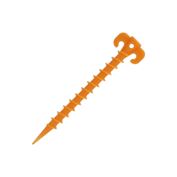 Tältpinnar för utomhuscamping, skruvspiralformade tältpinnar, 20 cm markpinnar, krokpinnar
