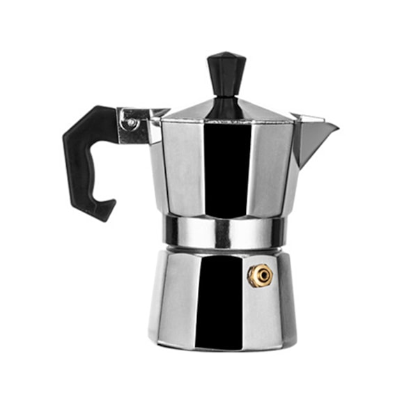 Moka Pot italiensk spishäll kaffebryggare aluminiumlegering europeisk stil åttakantig redskap1 kopp 50 ml