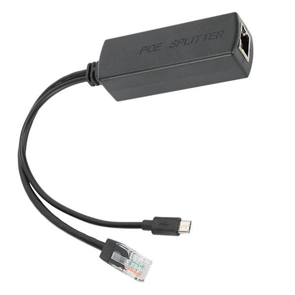POE Splitter Strømforsyningsmodul USB Standard Isolationsseparator Kabel 48V til 5V