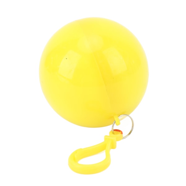 Engångs Regnponcho PVC Regnkläder Regnskydd med Boll för Nödsituationer Bergsklättring Resor