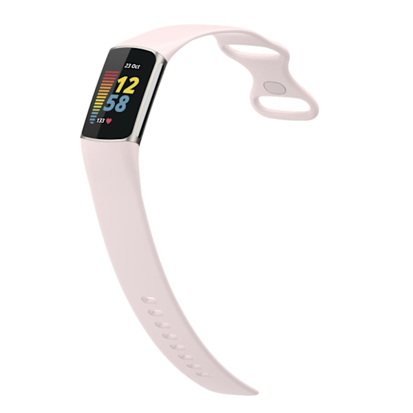 Ersättningsrem kompatibel för Fitbit Charge 5 TPU Soft Watch Band för Smart Watch
