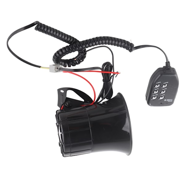 50W 120dB Bilalarm Horn 6 Lydeffekter Nødsignal Sirene Universal til 12V Bilbrandalarm