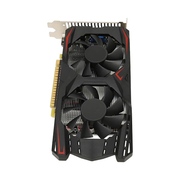 Dobbelt Blæser Grafikkort 4GB DDR5 128bit Hurtig Køling Lav Støj Videospil Grafikkort Chip til Stationær PC GTX1050Ti 4GB DDR5 128bit