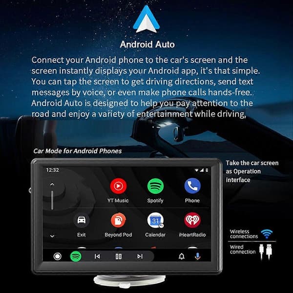 Langaton Carplay Android Auto -soitin