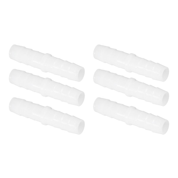 10 stk plastslange med hulling montering sæt med lige hullinger samlinger Mender koblingsadapter 12-12 mm