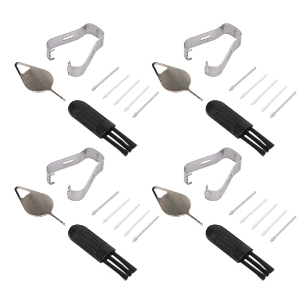 4 sæt til Tab S8 Stylus Pen Tips Holdbar ABS Nem installation til S8 Plus udskiftningsspidser med stifter, pincet, børster