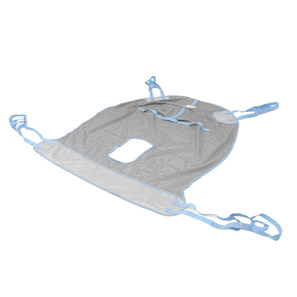 Patientlyftsele 4 positioner 230 kg Kapacitet Håldesign Mesh Andningsbar patientöverföringssele med riktningsgrepp XL