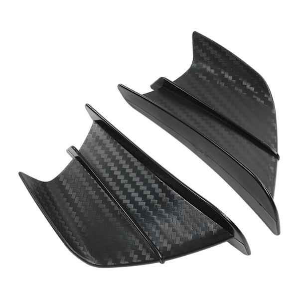 1 par motorcykel vindvinger kulfiber stil aerodynamiske vinger til NINJA400 NINJA250 Z900 Z1000