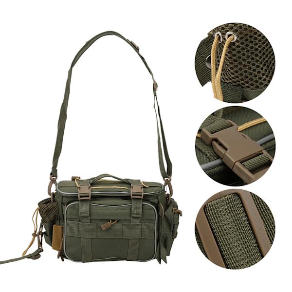 Multifunksjonell polyester vanntett fiskerveske Composite Shaping Toolkit Verktøyveske armygrønn