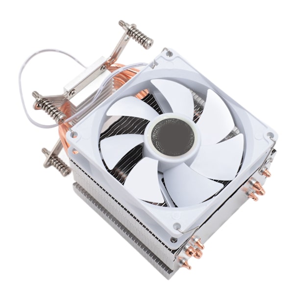 CPU kylfläkt 3.54in 4 värmerör 3pin 12VDC 2000RPM Hydraullager CPU luftkylare för moderkort med bakplatta