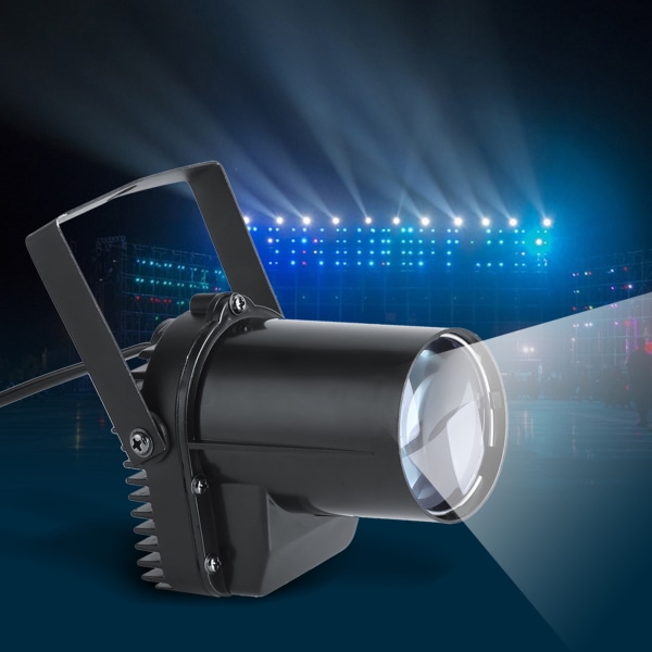 5W LED Beam Spotlight Party Scen Disco Pub Festival Effekt Pinspot Lys EU 220V