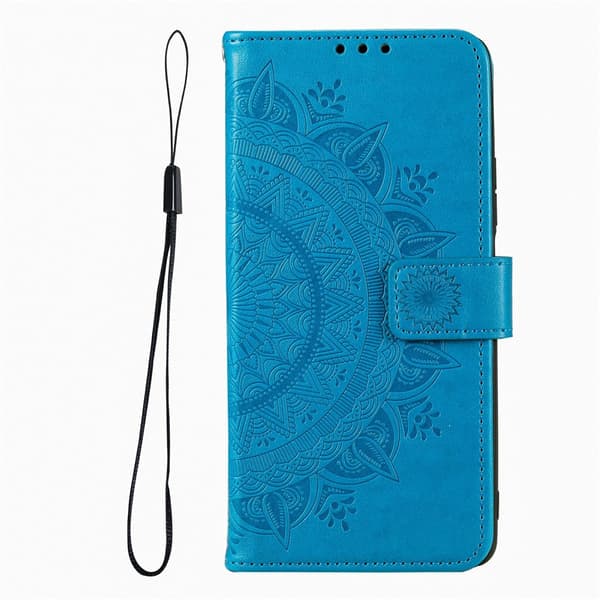 Mandala Flip Cover til Xiaomi Redmi Note 15 Pro 5G - Blå Blue blue
