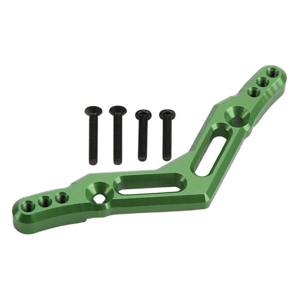 Front Shock Tower Board Aluminiumlegering Front Støddæmperplade til Arrma Granite 1/10 Fjernstyret Bil Grøn