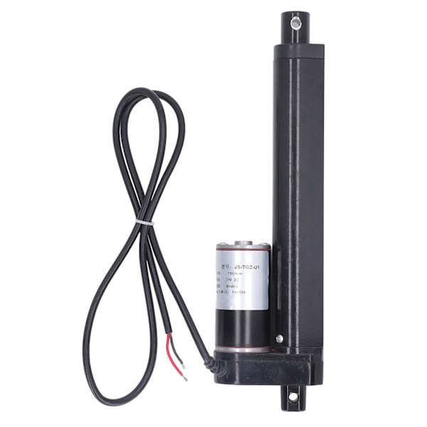 Elektriskt linjärt ställdon Aluminiumlegering 1000N 150mm Stroke Motion Actuator för bäddsoffa Svart 24VDC Utan Controller