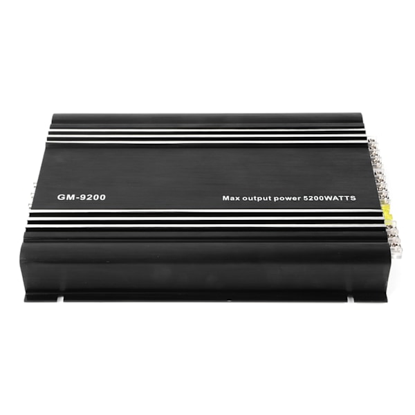 4x70W 4-kanavainen ääniefektvahvistin 12V musta alumiiniseos Auto Auto Hifi Stereo Amp