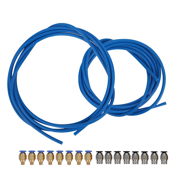 3D-tulostin PTFE-putki PC4‑M6 PC4‑M10 pneumaattiset liittimet Creality Ender 3:lle
